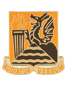 0156 Signal Bn Unit Crest (Audiatur Verbum)