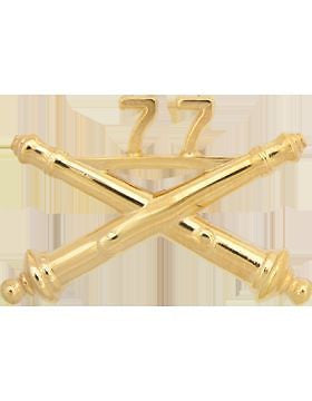 No-Shine (NS-RO-FA-077) 77th Field Artillery Officer Regimental BOS (Pair)