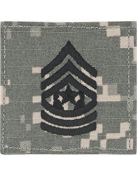 ACU Rank (SV-111) Command Sergeant Major E-9 with Fastener (SV-111)