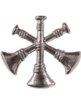 Collar Device U-604S Three Bugles Silver (Pair)