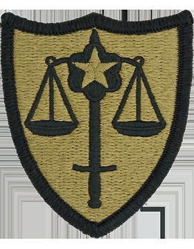 Trial Defense Service Scorpion Patch with Fastener (PMV-TRIAL)