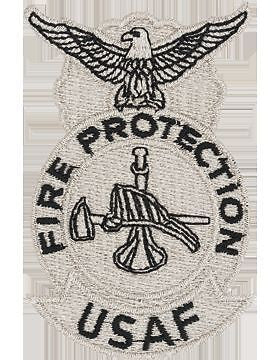 Fire Protection Bugle Hat & Axe Metal Color Small AF-P109B