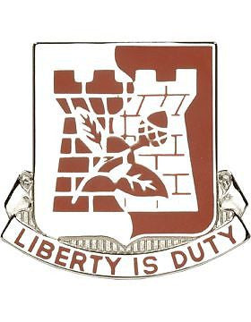0110 Support Bn Unit Crest (Liberty Is Duty)