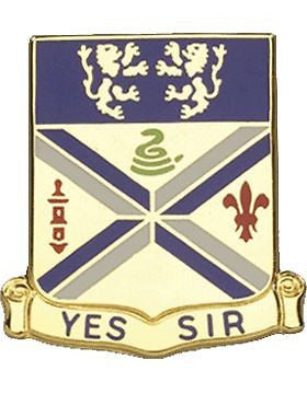 0201 Field Artillery Unit Crest (Yes Sir)