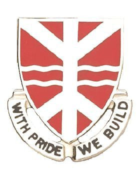 0527 Engineer Bn Unit Crest ( With Pride We Build)