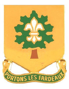 0101 Support Bn Unit Crest (Portons Les Fardeaux)