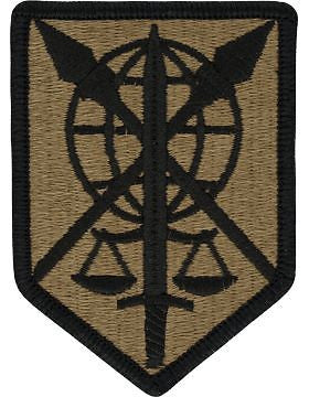 0200 Military Police Command Scorpion Patch with Fastener (PMV-0200A)