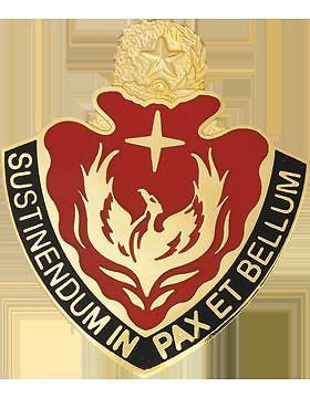 0036 Sustainment Bde Unit Crest (Sustienmdm in pax et Bellum)
