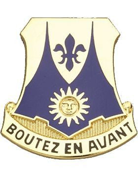 0356 Regiment Advanced Individual Training Unit Crest (Boutez En Avant)