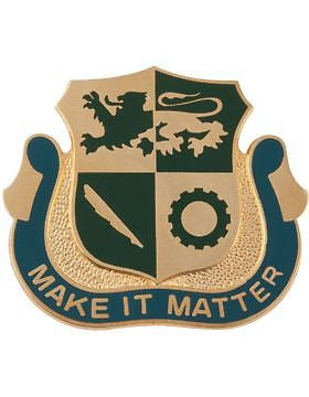 Special Troops Bn 001 Armor Div Unit Crest (Make It Matter)