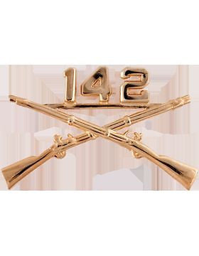 No-Shine (NS-OR-INF-0142) 142nd Infantry Officer 142 (Top)(Pair)