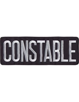 Novelty (U-N112C) Constable 11" Patch White on Midnight Blue
