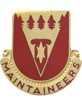 0801 Support Bn Unit Crest (Maintaineers)