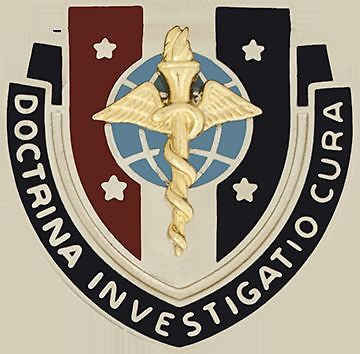 Univeristy Health Science Unit Crest (Doctrina Investigatio Cura)