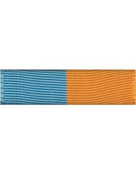 Ribbon (U-R230) Light Blue and Gold #738