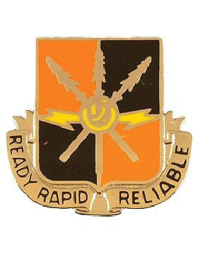 0442 Signal Bn Unit Crest (Ready Rapid Reliable)