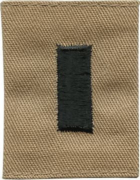 USAF Gortex Loop Rank (402) First Lieutenant Desert 2 Colors