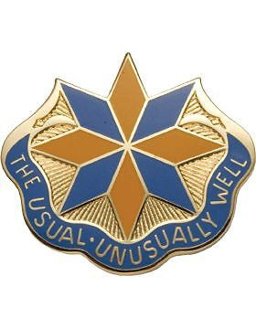 0275 Support Battalion Unit Crest (The Usual Unusually Well)