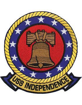 N-NY008 U.S.S. Independence Oval 4 3/4"