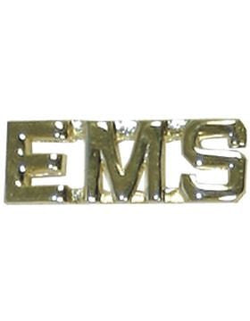 Tie Tac (U-538G) "EMS" Gold 1/4"