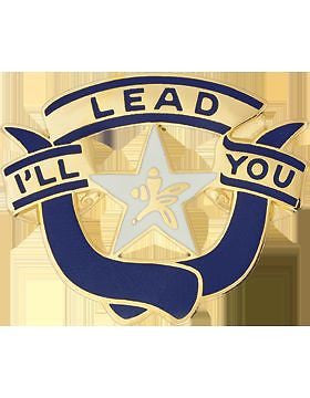 0036 Bde 50 Armored Div Unit Crest (I'll Lead You)
