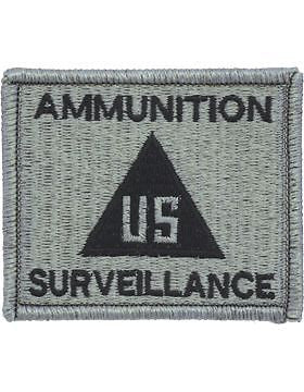 Ammunition Surveillance ACU Patch with Fastener (PV-AMMUN)