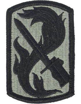 0198 Infantry Brigade ACU Patch with Fastener (PV-0198A)