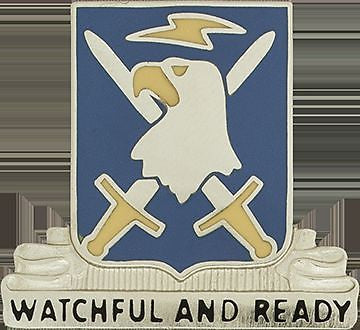 0104 Military Intelligence Bn Unit Crest (Watchful And Ready)