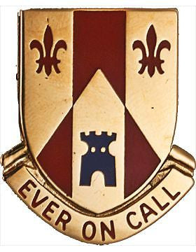 0115 Field Artillery Unit Crest (Ever On Call)