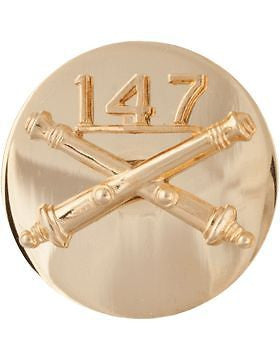 No-Shine (NS-RE-FA-147) 147th Field Artillery and US Enlisted (Pair)