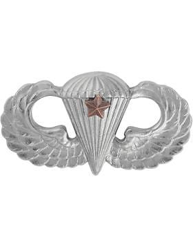 No-Shine Dress Mini (NS-507-1) Parachutist with One Combat Star