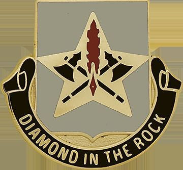 177 Finance Bn Unit Crest (Diamond In The Rock)