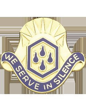0464 Chemical Bde Unit Crest (We Serve In Silence)
