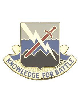 0102 Military Intelligence Bn Unit Crest (Knowldege For Battle)