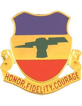 0073 Armor Unit Crest (Honor Fidelity Courage)