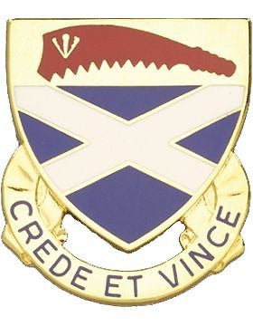0200 Regiment Unit Crest (Crede Et Vince)
