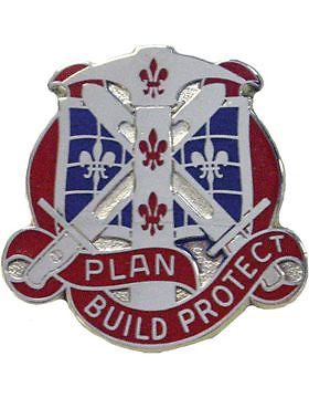 0411 Engineer Bde Unit Crest (Plan Build Protect)