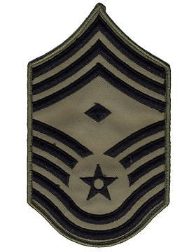 USAF Chevron (AF-C711/L) Chief Master Sergeant with Diamond ABU Large (Pair)