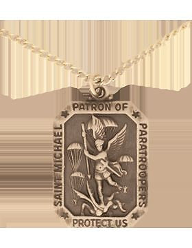 No-Shine (NS-801) Saint Michael Necklace (Bronze)