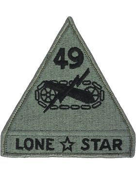 0049 Armor Division with Tab ACU Patch with Fastener (PV-0049A)