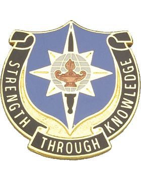 0141 Military Intelligence Bn Unit Crest (Strength Through Knowledge)