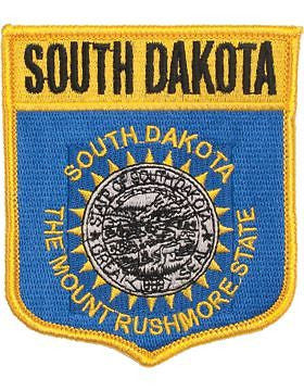 South Dakota 3 3/4" Shield (N-SS-SD1) with Gold Border