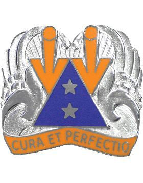 0140 Aviation Unit Crest (Cura Et Perfectio)