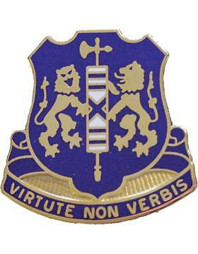 0108 Infantry Unit Crest (Virtute Non Verbis)