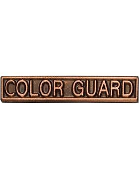 ROTC Ribbon Device (RC-RD215) Color Guard Bronze