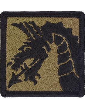 0018 Airborne Corps Scorpion Patch with Fastener (PMV-0018A)