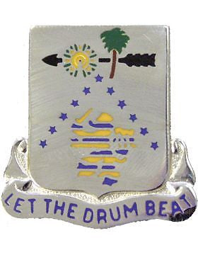 1225 Support Bn Unit Crest (Let The Drum Beat)