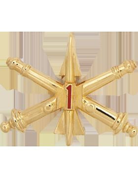 No Shine (NS-RO-ADA-0001) 1st Air Defense Artillery Officer Reg BOS (Pair)