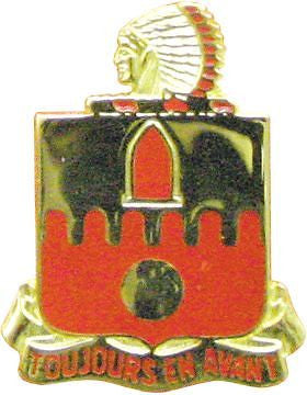 0160 Field Artillery Bn Unit Crest (Toujours En Avant)