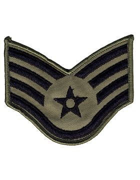 USAF Chevron (AF-C704/L) Staff Sergeant ABU Large (Pair)